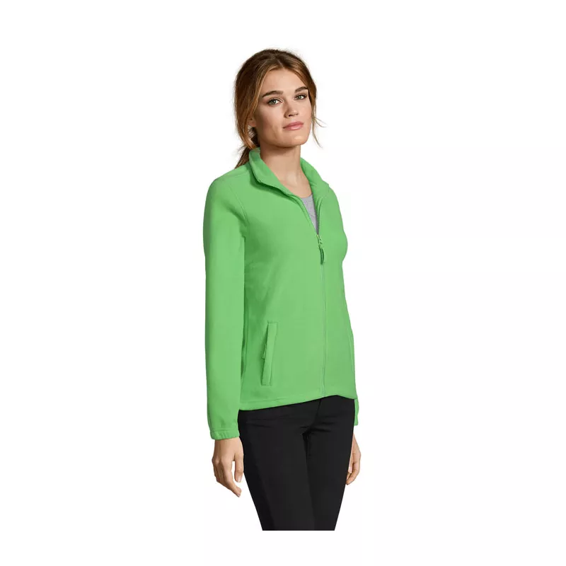 Polar damski rozpinany 300 g/m² Sol's NORTH WOMEN - Lime (S54500-LM)