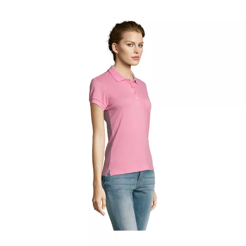 Koszulka polo damska piqué 210 g/m² Sol's PEOPLE - Orchid Pink (S11310-OP)