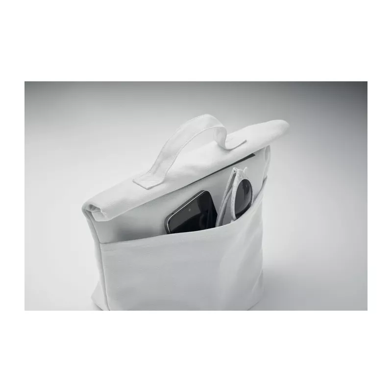 Torba termiczna na lunch z recyklingu RECOBA COLOUR - Bialy (MO2551-06)