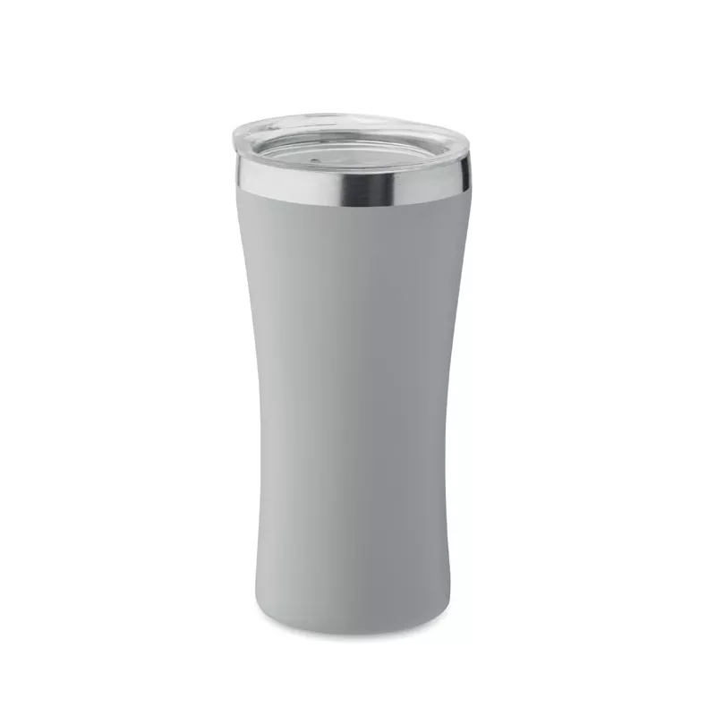 Kubek termiczny ze stali z recyklingu 160 ml OZ - Szary (MO2326-07)