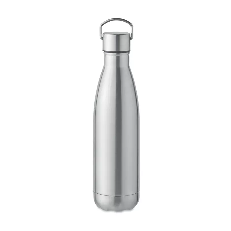 Butelka termiczna ze stali z recyklingu 500 ml MANOA - Srebrny Mat (MO2108-16)