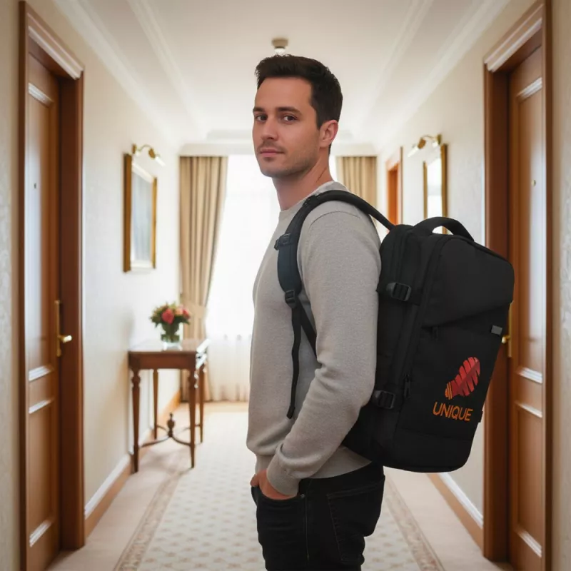 Rozszerzalny plecak Exclusive Collection | Aicha - czarny (VA092-03)