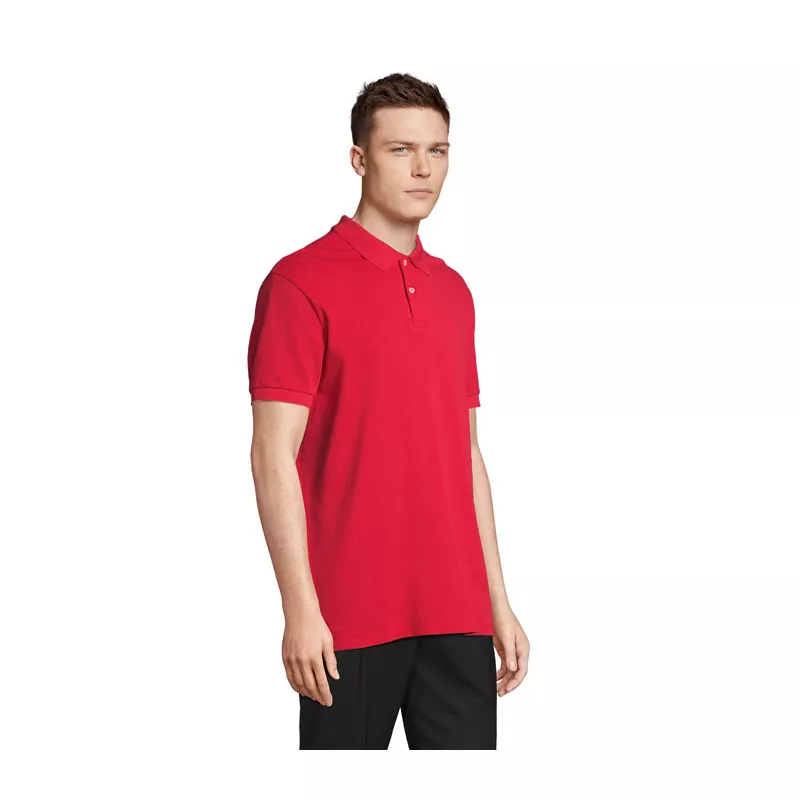 Koszulka polo męska z czesanej bawełny Sol's PACIFIC - Czerwony (S04439-RD)