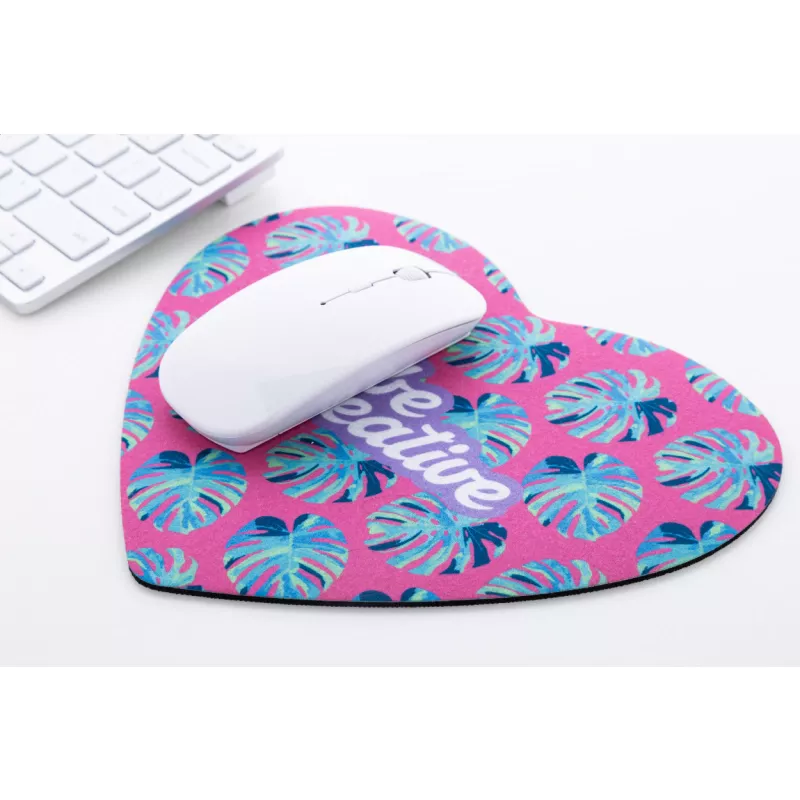 CreaFelt Cursor Love Podkładka pod mysz RPET - biały (AP716913)
