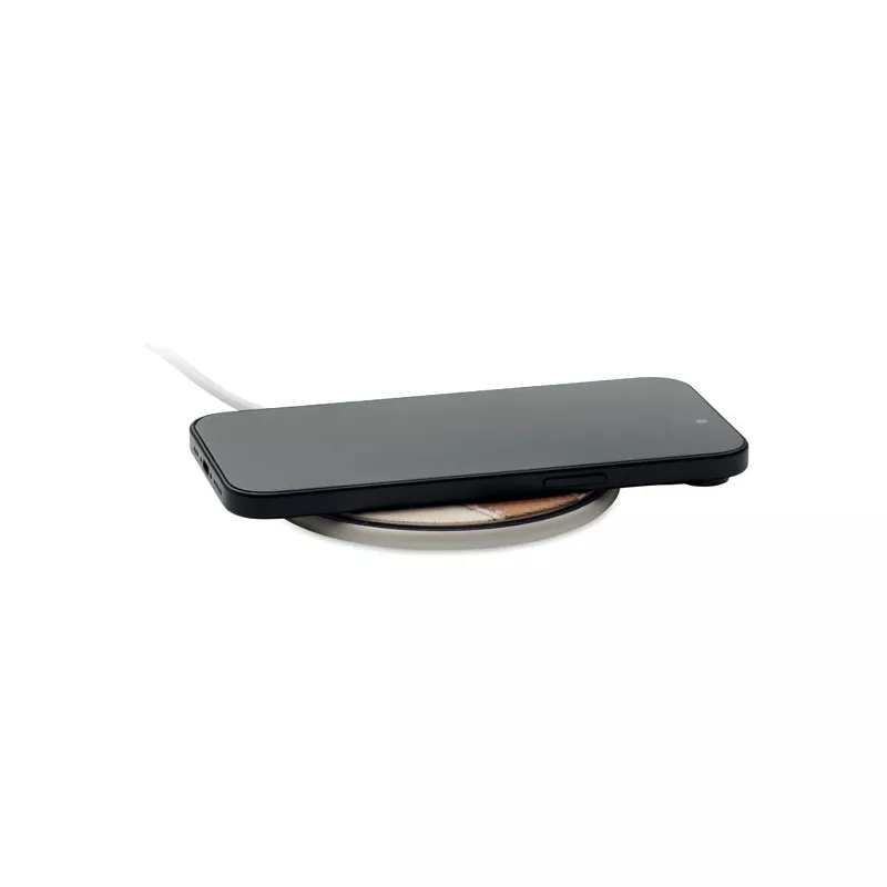 Ładowarka bezprzewodowa 15W z korkiem CORTLESS - Bialy (MO2593-06)
