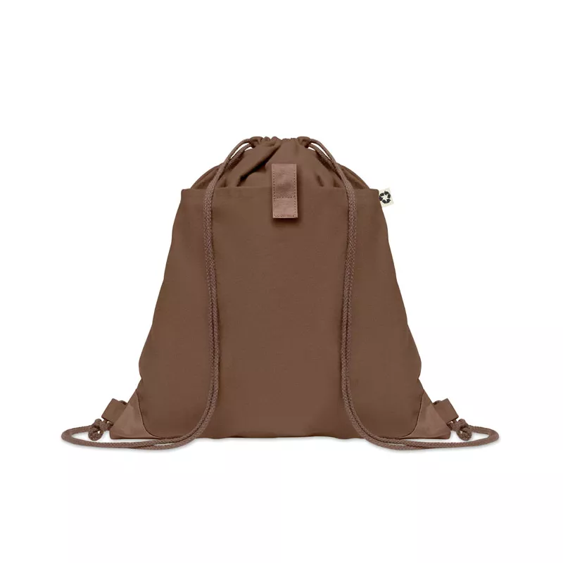 Worek z bawełny z recyklingu 220 g/m² PANDA BAG - Ziemia (MO6550-42)