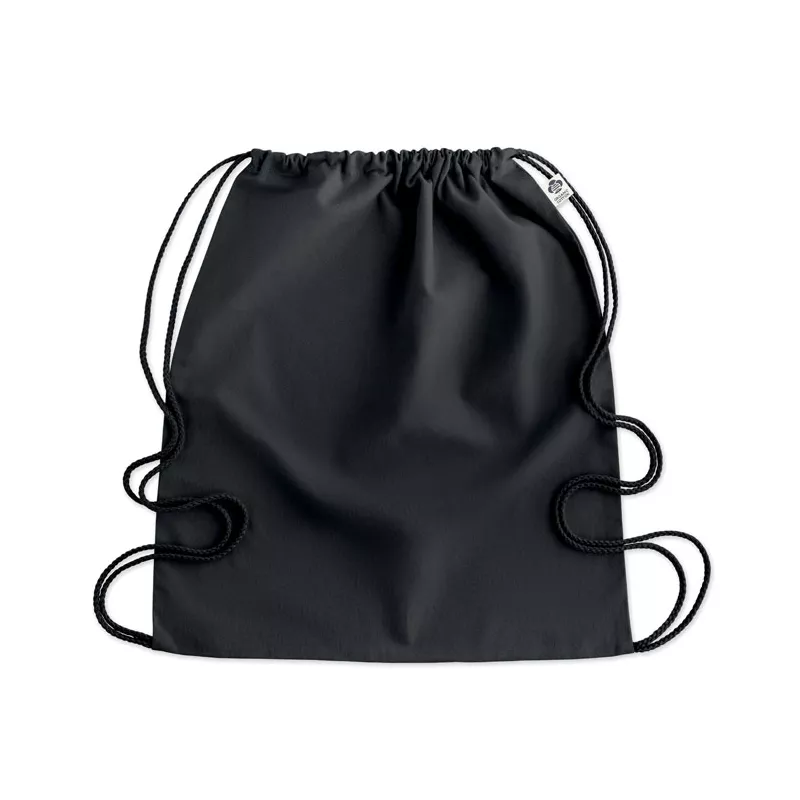 Torba z bawełny organicznej 140 g/m² YUKI COLOUR - Czarny (MO6355-03)