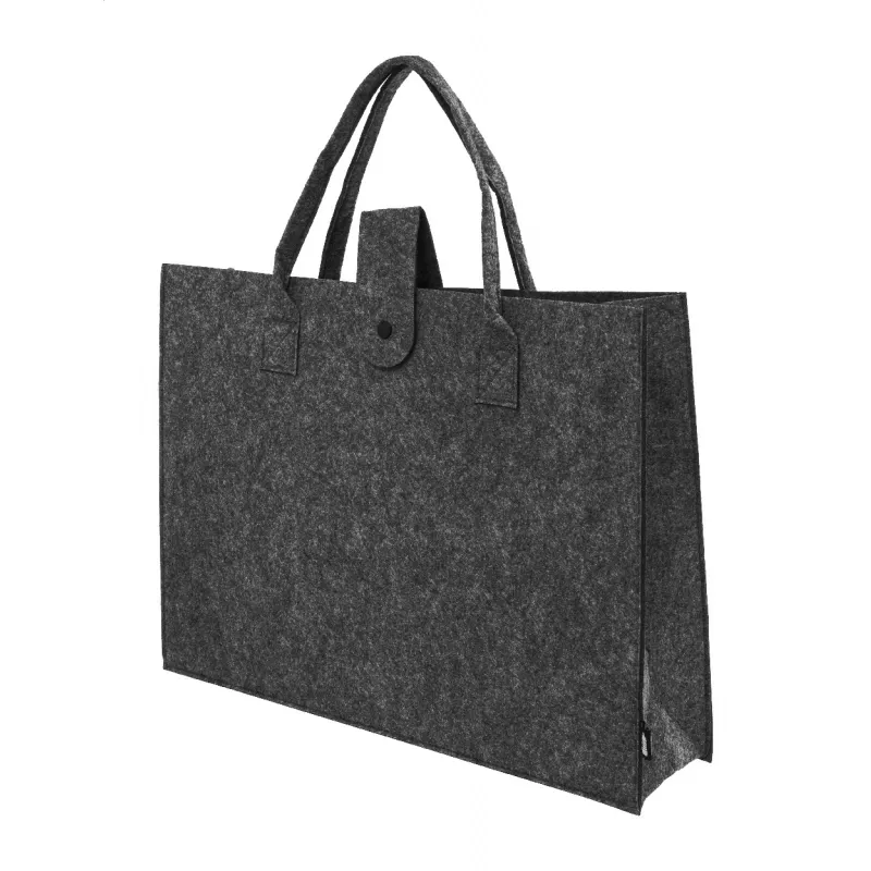 Refelt Shop Lux Torba na zakupy RPET - ciemno szary (AP800093-80)