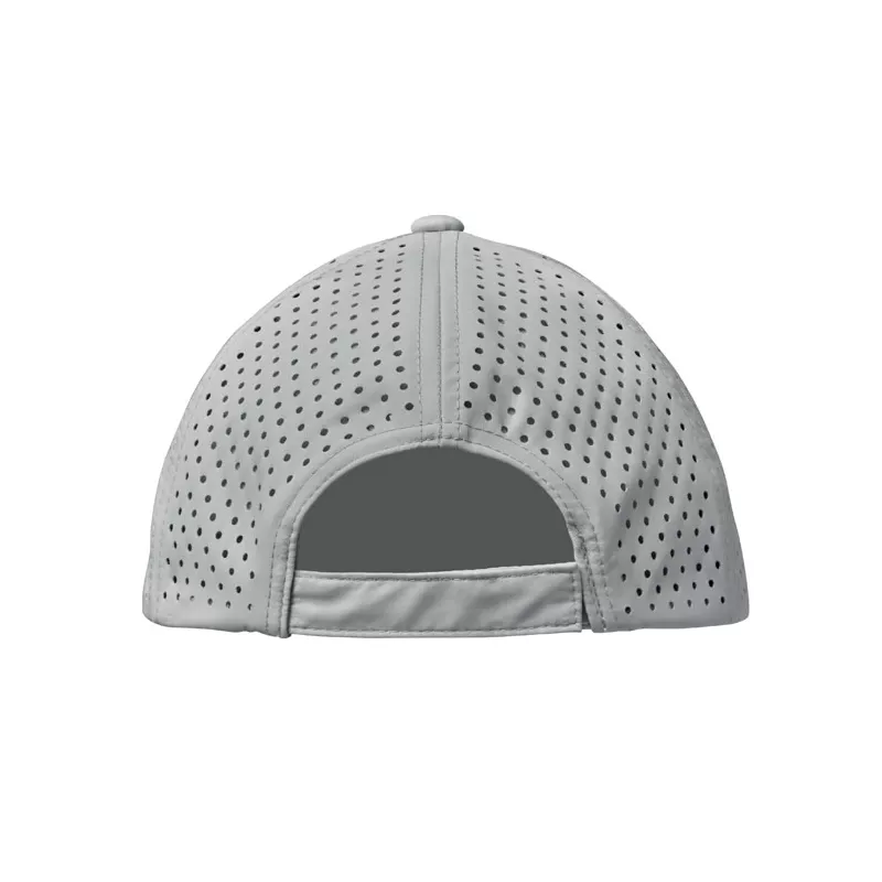 Czapka z daszkiem sportowa 5-panelowa 130 g/m² CAPO - Szary (MO2543-07)