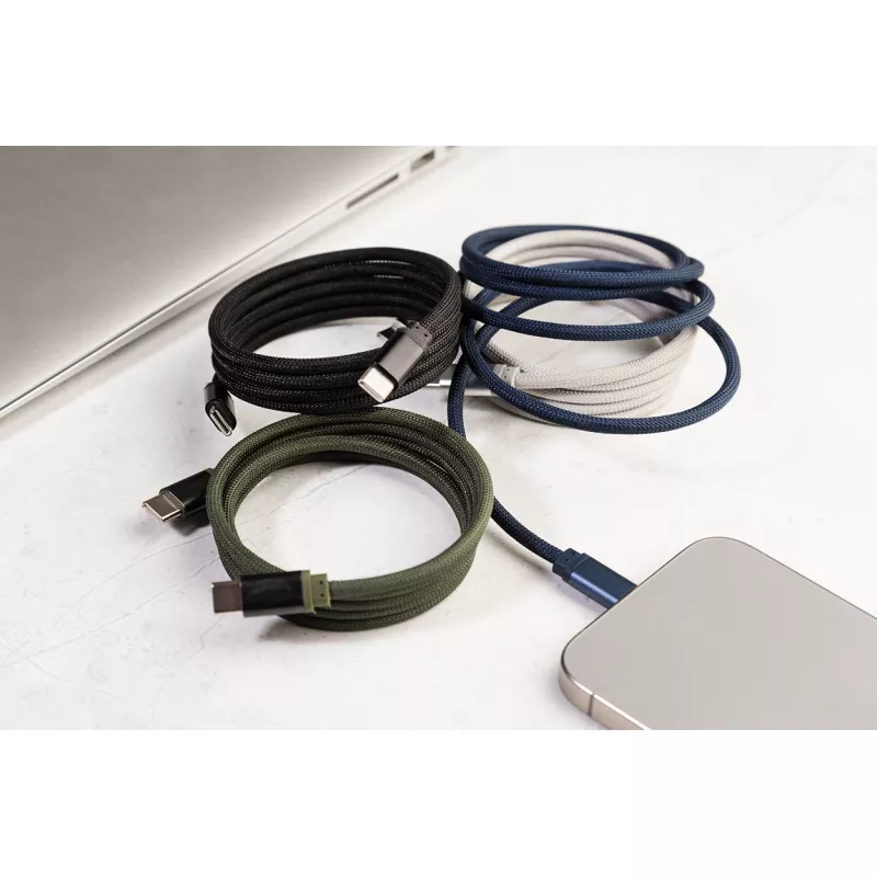 Magsle magnetický 60W kabel USB-C - czarny (AP864152-10)