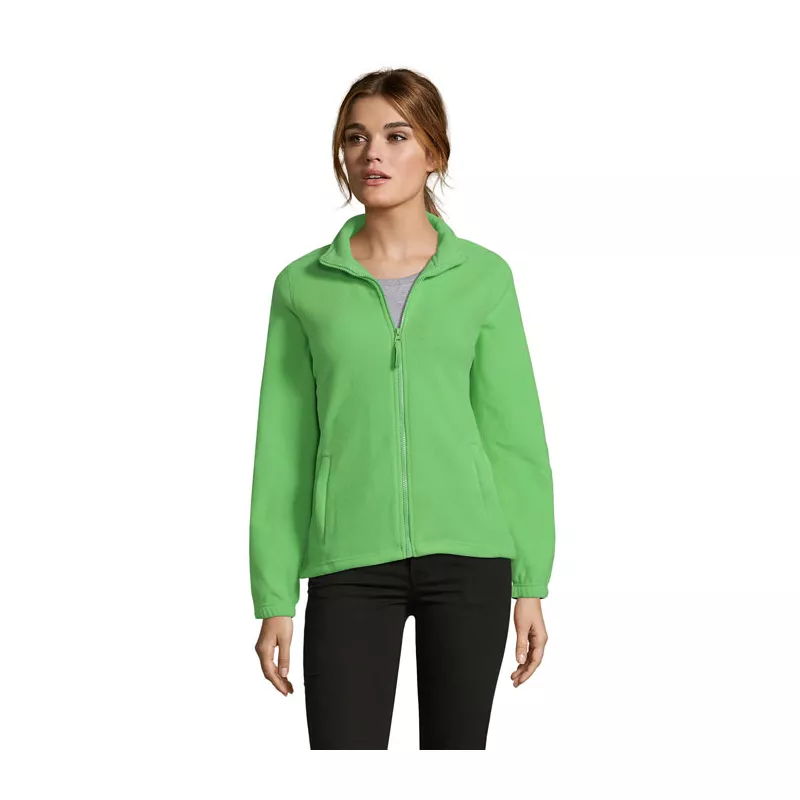 Polar damski rozpinany 300 g/m² Sol's NORTH WOMEN - Lime (S54500-LM)