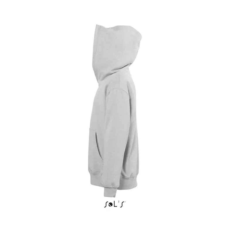 Bluza dziecięca z kapturem 280 g/m² Sol's SLAM KIDS - Szary Melanż (S13255-GM)