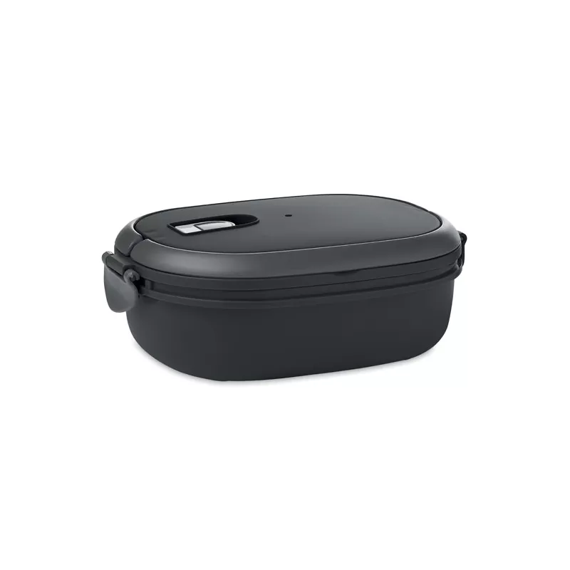 Lunchbox hermetyczny z PP 750 ml LUX LUNCH - Czarny (MO9759-03)