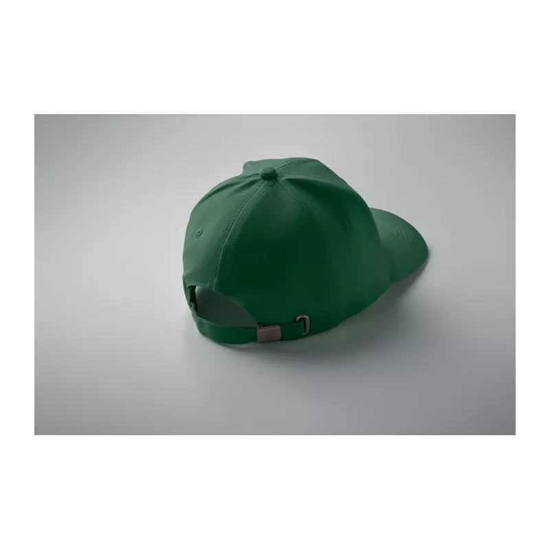Czapka z daszkiem 6-panelowa 260 g/m² BUFFALO - Ciemnozielony (MO1464-60)