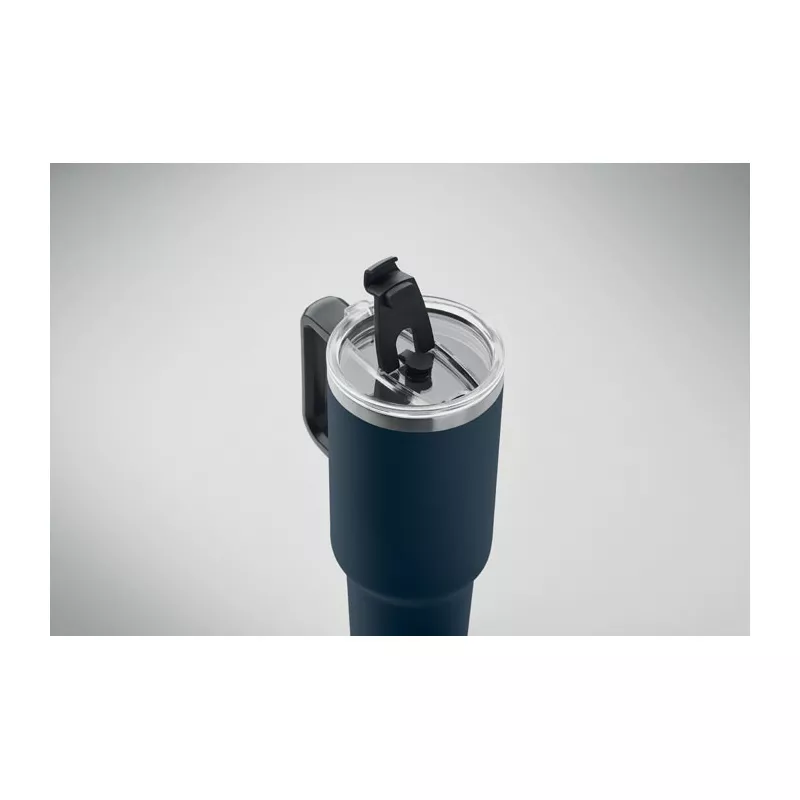 Kubek termiczny stalowy ze słomką 1200 ml SUMA - Francuski Granat (MO2327-85)