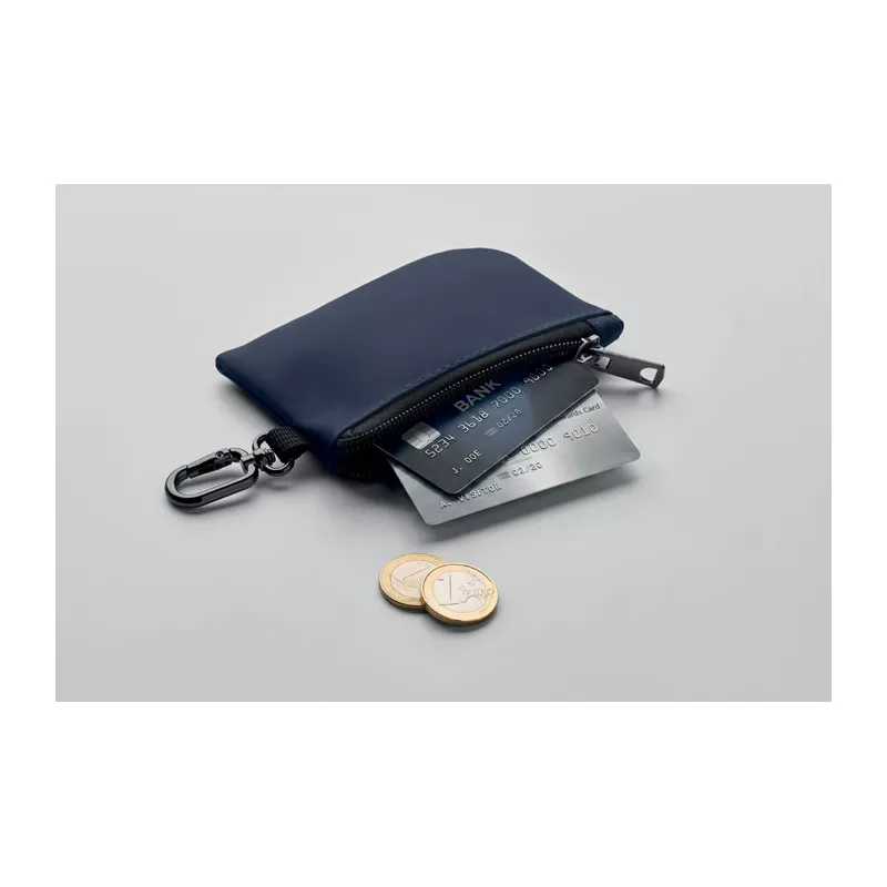 Etui na klucze z PU z karabińczykiem GUARDO - Francuski Granat (MO3161-85)