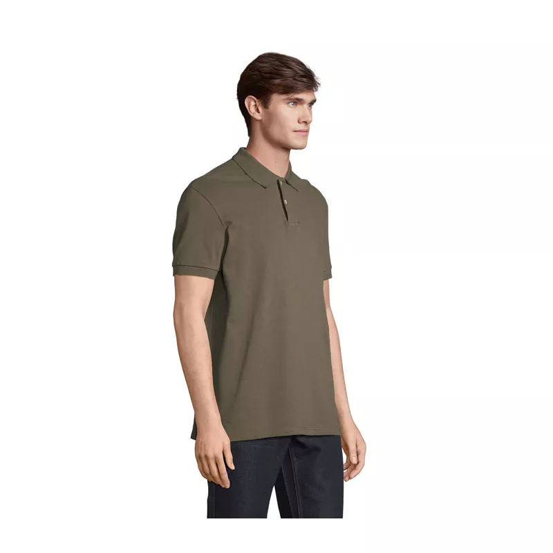 Koszulka polo męska z czesanej bawełny Sol's PACIFIC - Army (S04439-AR)