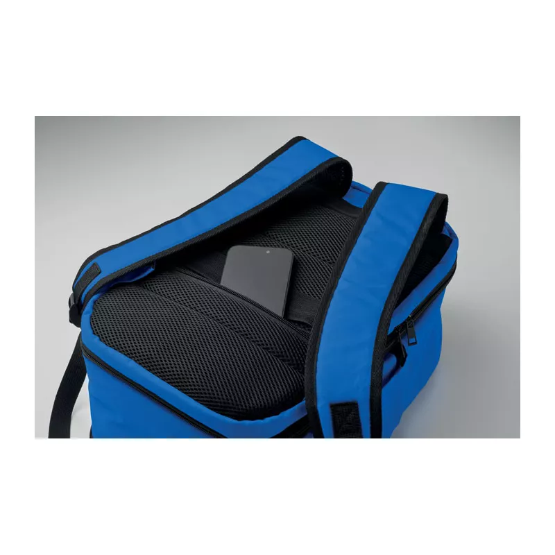 Plecak kabinowy z RPET na laptop 15" FLYSAFE - Niebieski (MO2840-37)