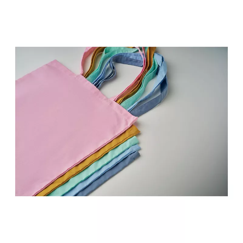 Torba bawełniana 38x42 cm 140 g/m² COTTONEL COLOUR + - Dziecięcy Róż (MO9268-11)