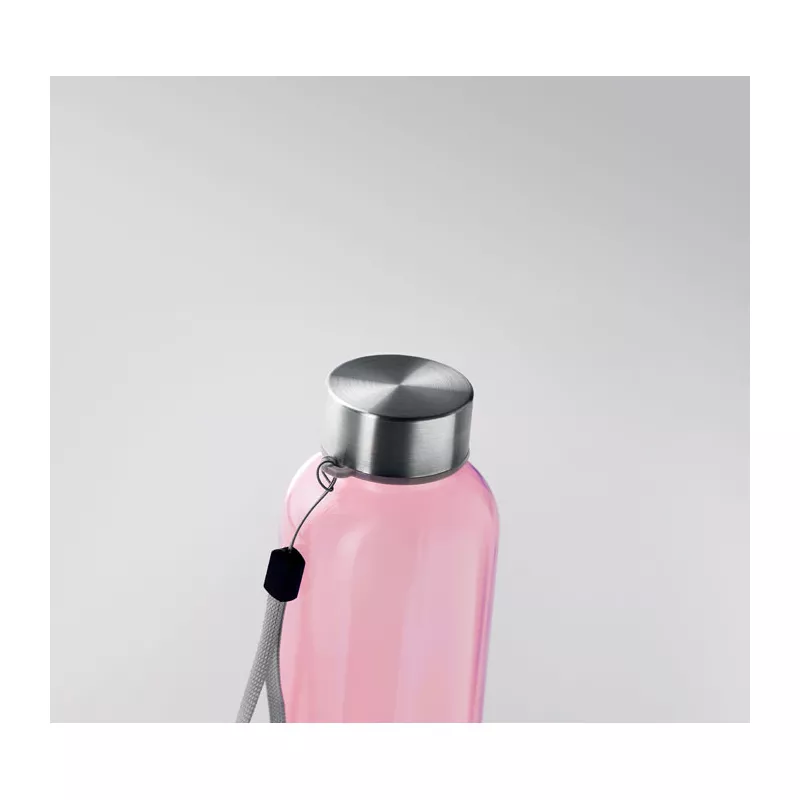 Butelka z RPET 500 ml UTAH RPET - Przezroczysty Rózowy (MO9910-31)