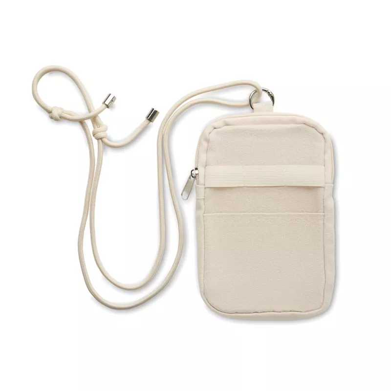 Torebka na telefon z recyklingu 280 g/m² MOBIBOLSA - Bezowy (MO2519-13)