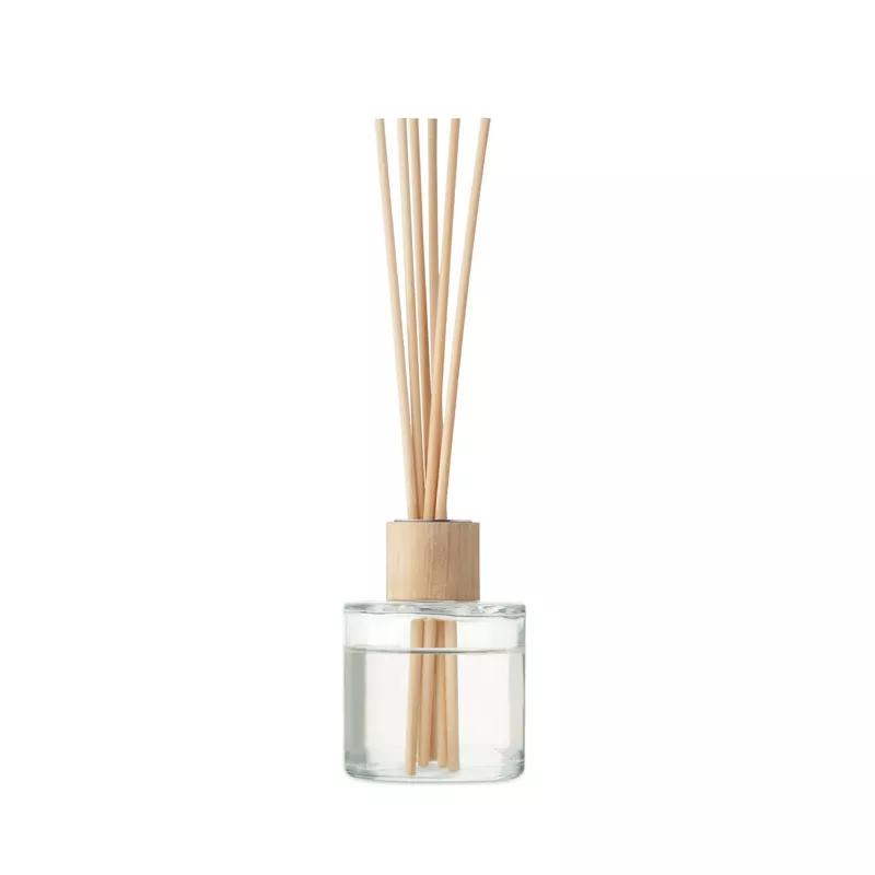Dyfuzor zapachowy wanilia 50 ml z patyczkami KNOS - Przezroczysty (MO2704-22)