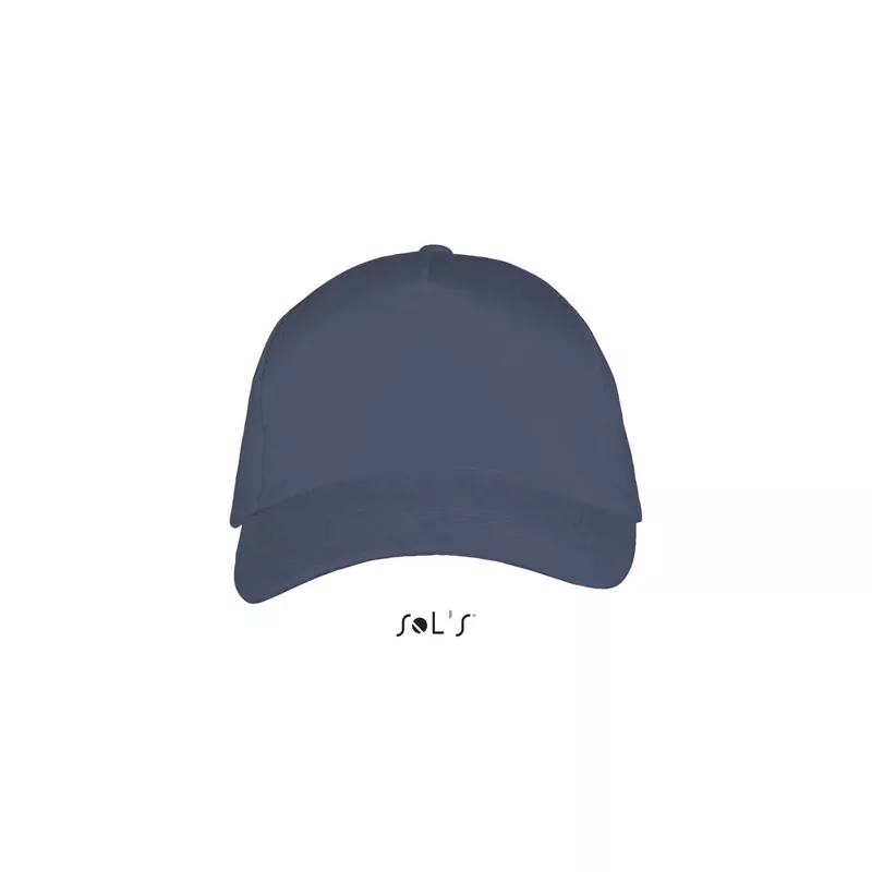 Czapka z daszkiem 5-panelowa 260 g/m² Sol's LONG BEACH - Denim (S00594-DM)