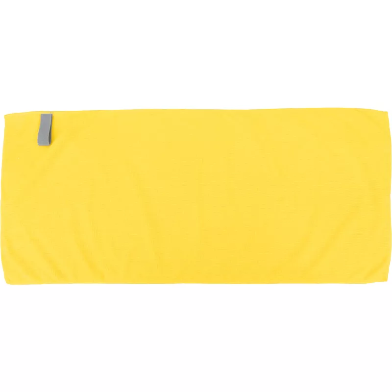 Mały ręcznik z mikrofibry 160 g/m² HUGH - żółty (7475408)