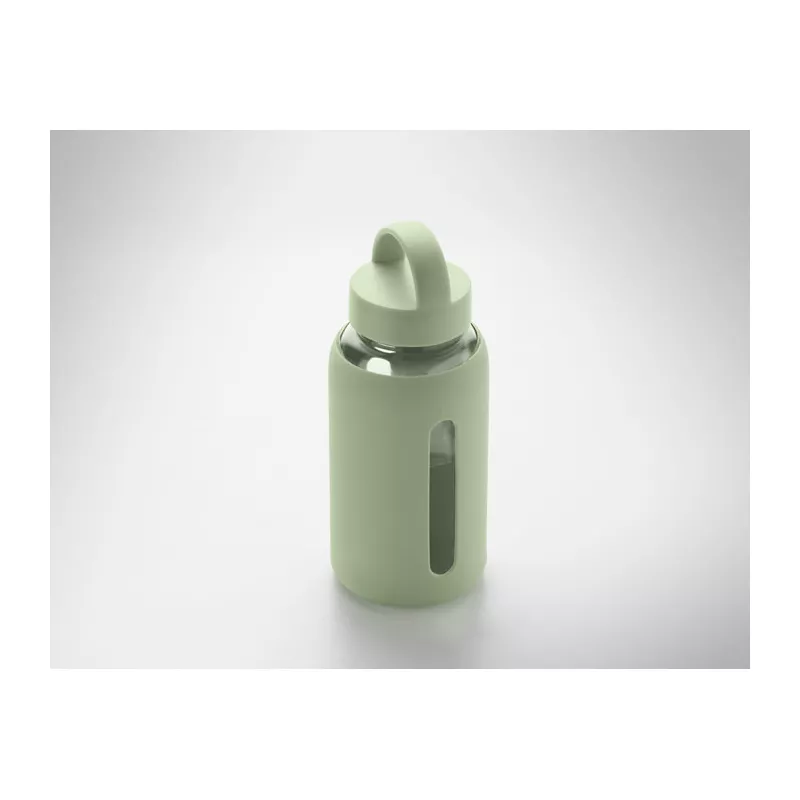 Butelka szklana z pokrowcem 600 ml BORIS - Miętowy Zielony (MO2912-77)