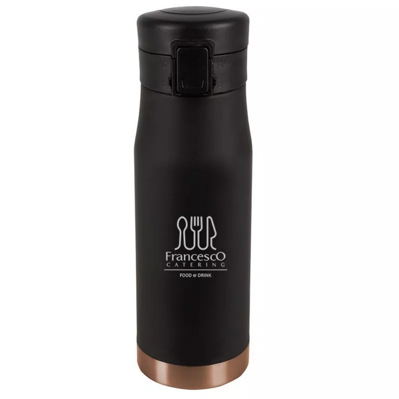 Kubek termiczny 600 ml Mauro Conti | Brian - czarny (V4829-83)