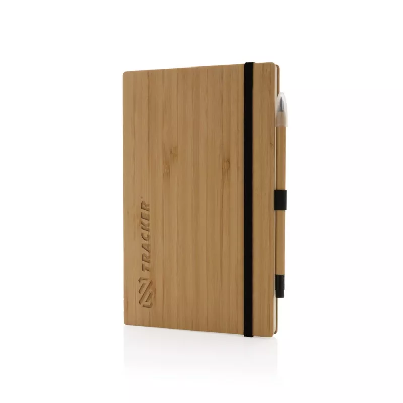 Bambusowy notatnik A5 z ołówkiem Infinity - brązowy (P774.469)
