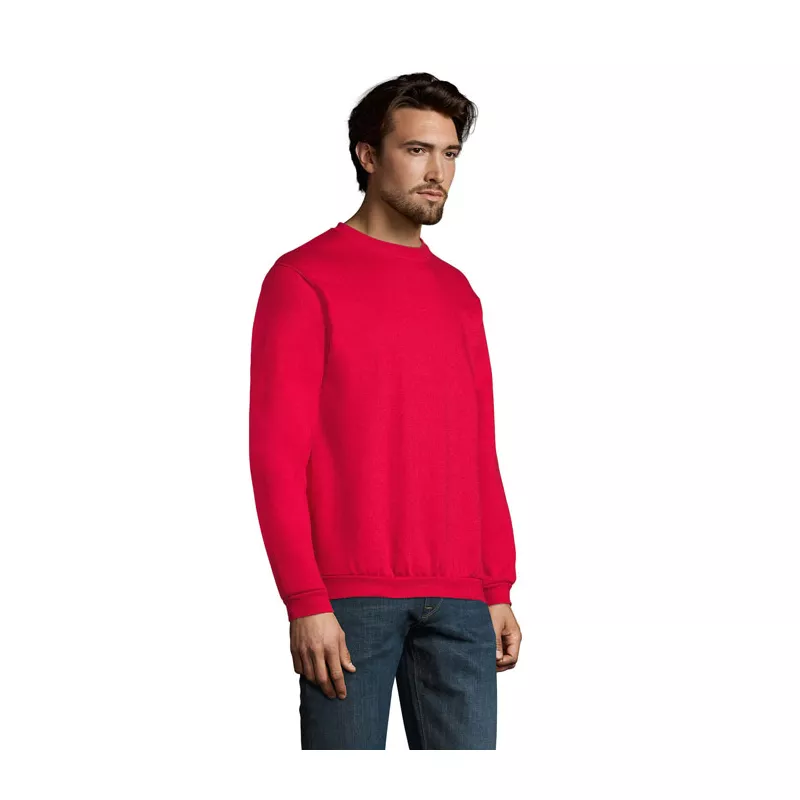 Bluza męska z okrągłym dekoltem 260 g/m² Sol's SPIDER - Czerwony (S01168-RD)