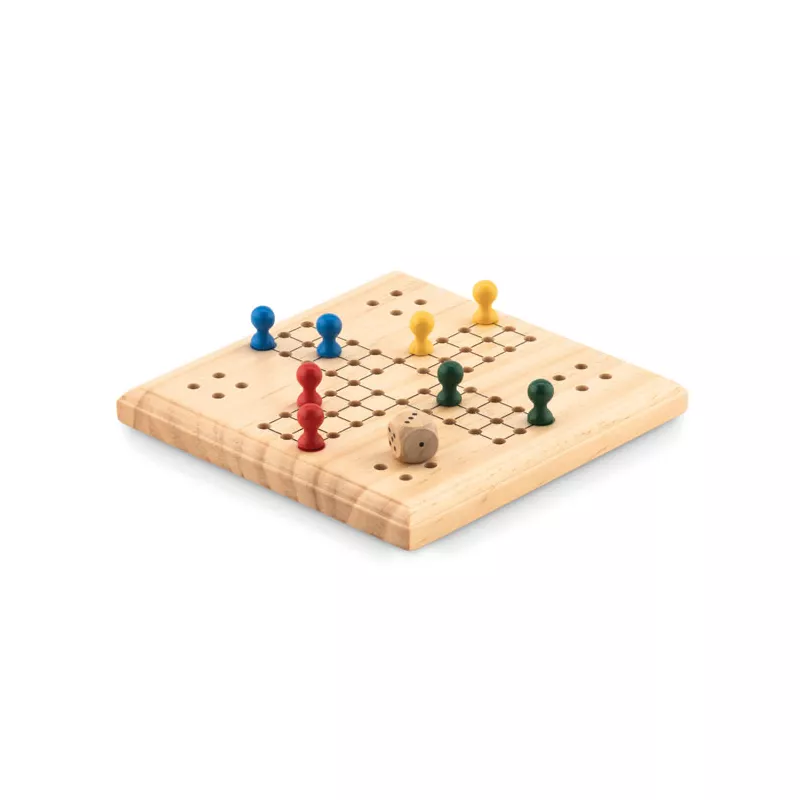 Gra planszowa chińczyk z drewna LUDO - Drewna (MO6110-40)