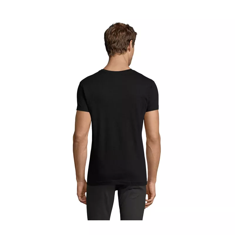 Koszulka męska dopasowana 150 g/m² Sol's REGENT FIT - Deep Black (S00553-DB)