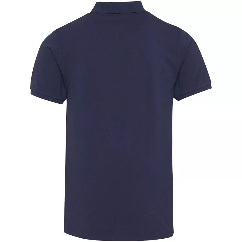 Beryl naturalna koszulka polo z recyklingu z krótkim rękawem, unisex, o gramaturze 220 g/m² - Granatowy (39558-NAVY)