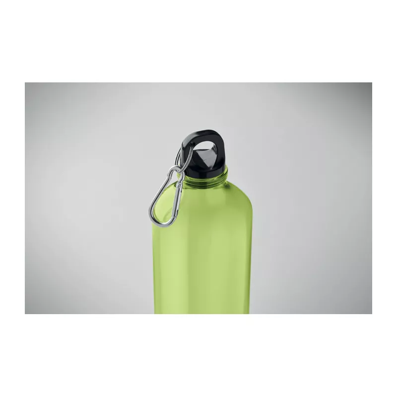 Butelka z RPET z karabińczykiem 750 ml MOSS RE750 - Przezroczysty Limonka (MO2804-51)