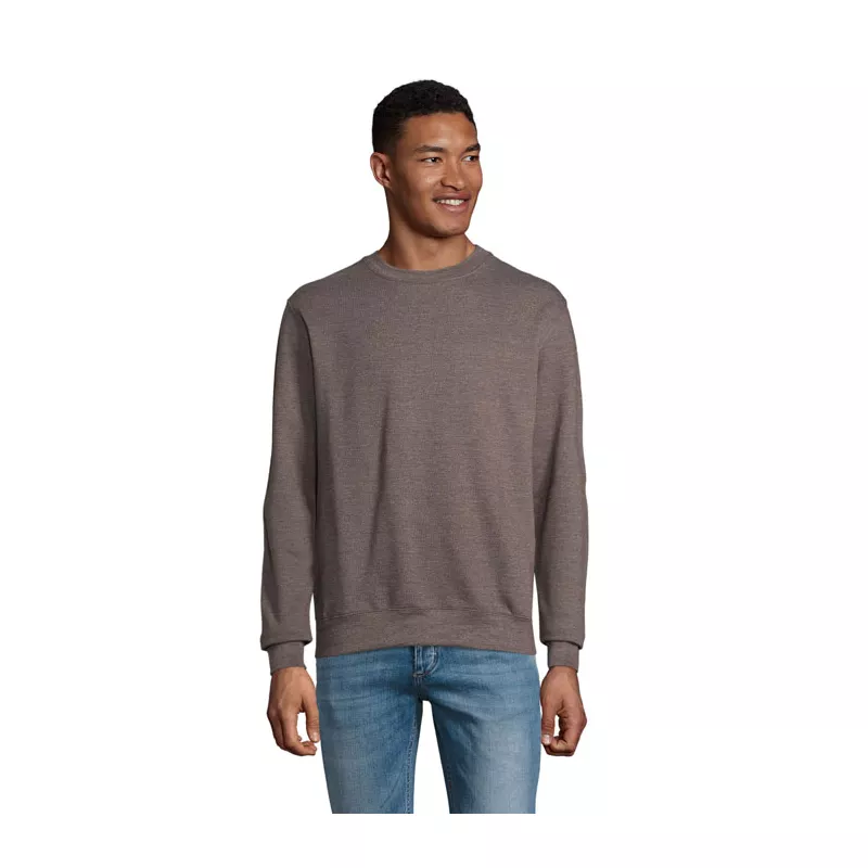Bluza unisex bez kaptura 280 g/m² Sol's COLUMBIA - Charcoal Melange (S03814-CE)