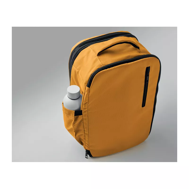Plecak kabinowy z RPET na laptop 15" FLYSAFE - Ochre (MO2840-78)