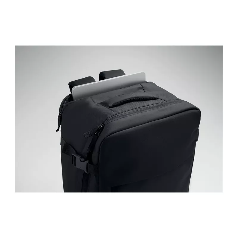 Plecak kabinowy rozciągliwy 15" RPET 20 l ASPEN - Czarny (MO3195-03)