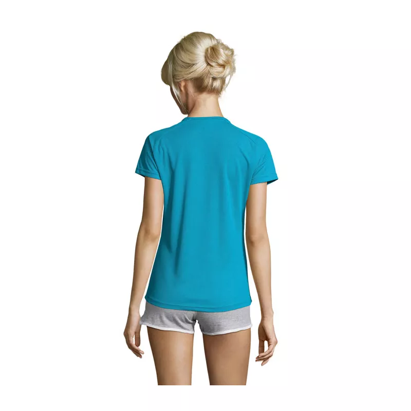 Koszulka sportowa damska 140 g/m² Sol's SPORTY WOMEN - Aqua (S01159-AQ)