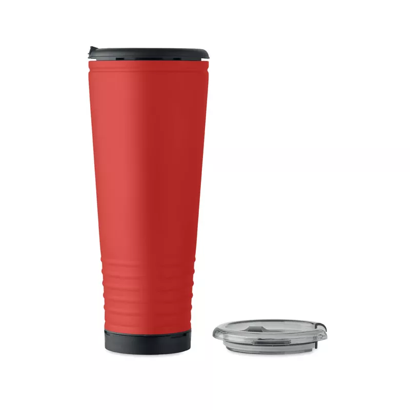 Kubek termiczny dwuścienny 700 ml HOWLER CUP - Czerwony (MO2995-05)