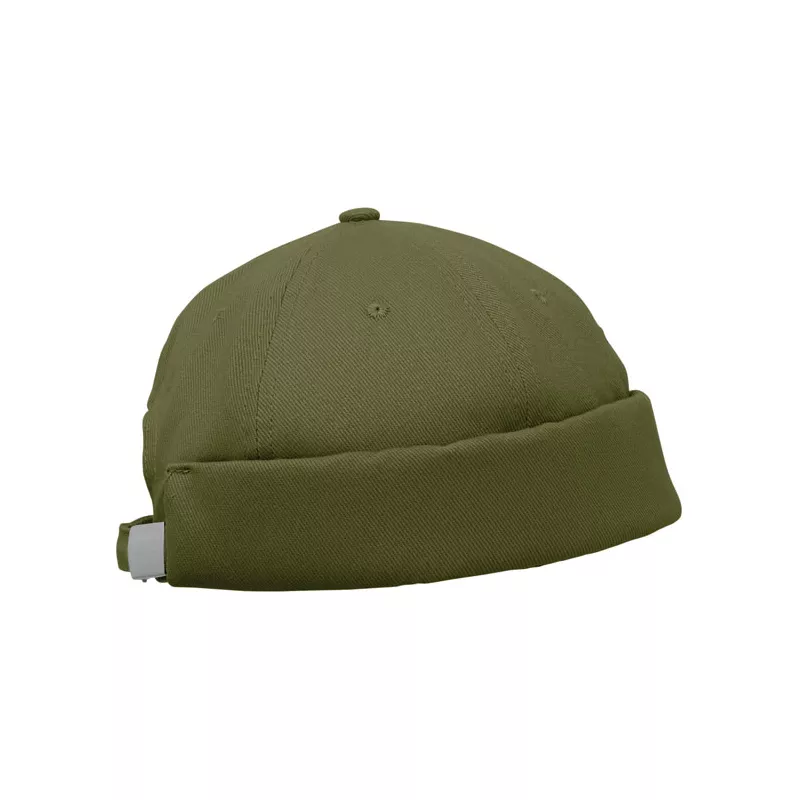 Czapka docker ze szczotkowanej bawełny 260 g/m² DOCK - Zieleń Wojskowa (MO2923-49)