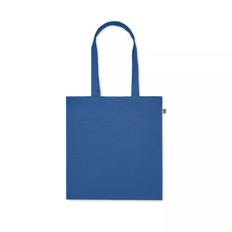 Torba z bawełny organicznej 220 g/m² BENTE COLOUR - Niebieski (MO2197-37)