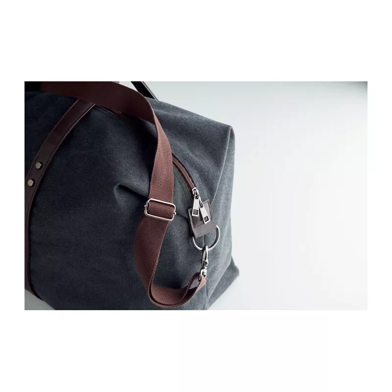 Torba weekendowa z płótna 450 g/m² ZURICH - Czarny (MO6279-03)