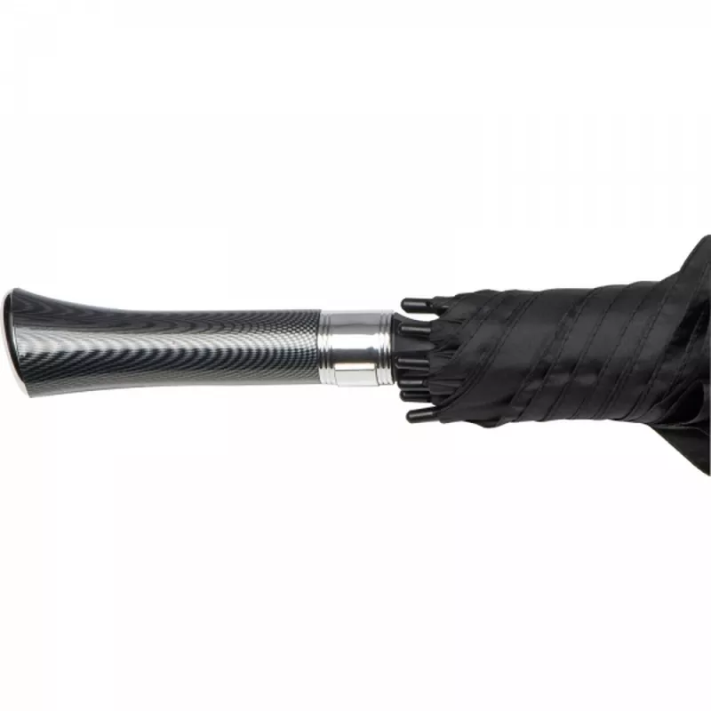 Parasol automatyczny ø130 cm FABIAN - czarny (4392403)