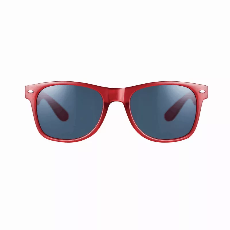 Okulary przeciwsłoneczne POPULAR - czerwony (56-0603070)