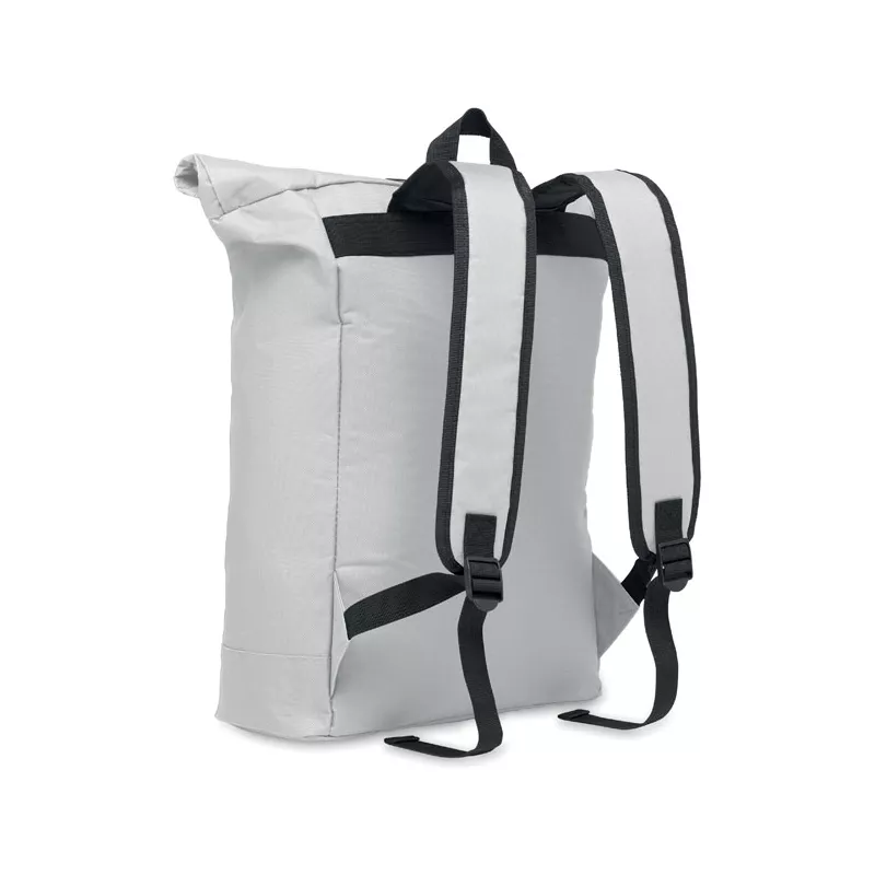 Plecak rolltop na laptop 15" z poliestru 600D IREA - Bialy (MO2170-06)