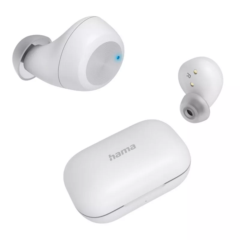 Bezprzewodowe słuchawki douszne Hama Spirit Chop II - biały (VH013-02)