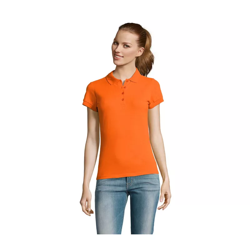 Koszulka polo damska piqué 170 g/m² Sol's PASSION - Pomaranczowy (S11338-OR)
