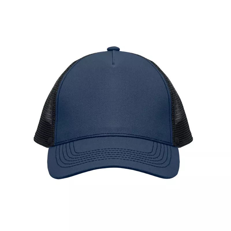 Czapka z daszkiem trucker bawełniana 250 g/m² BLIST - Francuski Granat (MO2986-85)